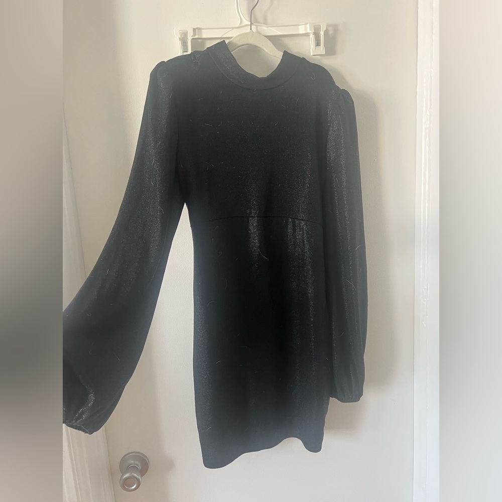 Guess black sparkly mini dress
